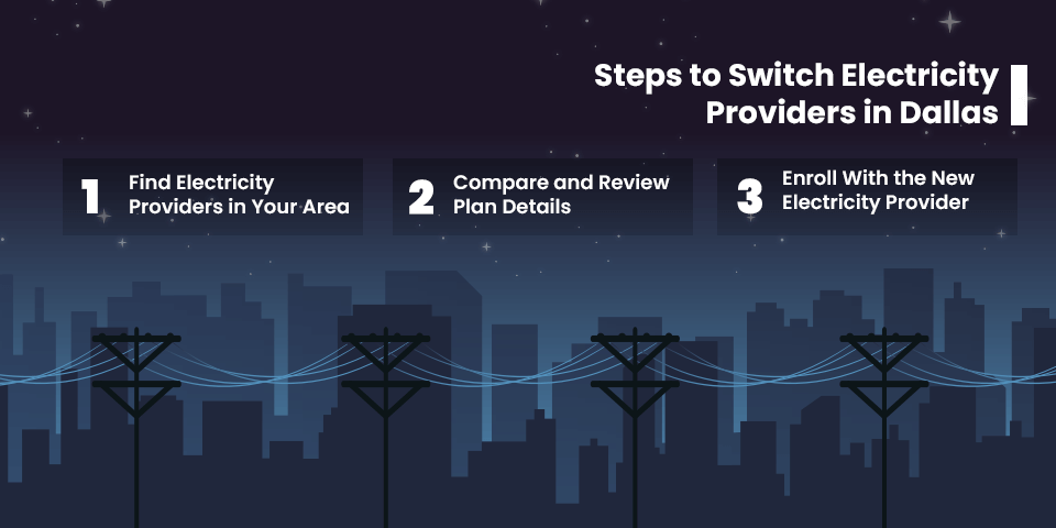 Steps to Switch Electricity Providers in Dallas