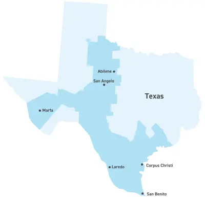 AEP Texas Service Area